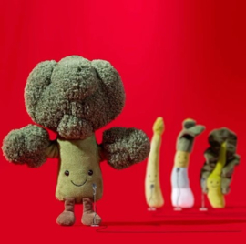 JELLYCAT | Amuseable Knuffel Broccoli - 23 x 22 cm