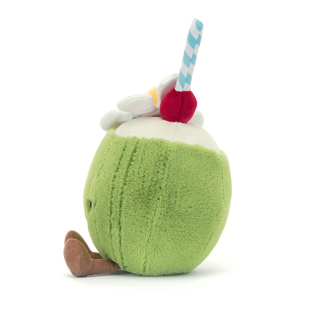 JELLYCAT | Amuseables knuffel kokosnoot Aruba -15 x 11 x 9 cm