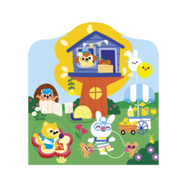 JANOD | Stickerboek met herbruikbare stickers - de tuin