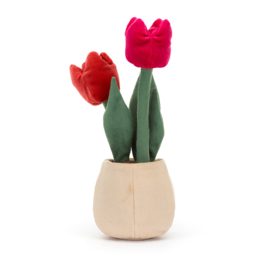 JELLYCAT | Amuseable Knuffel Tulp in pot - Tulip - 29 cm