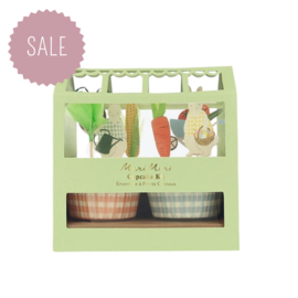 MERI MERI | Cupcake set konijn - 24st