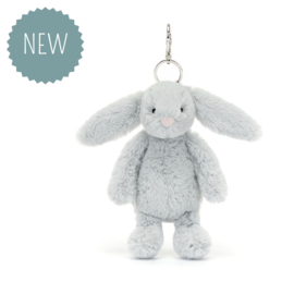 JELLYCAT | Sleutelhanger Bashful konijn silver - 18 x 5 x 4 cm