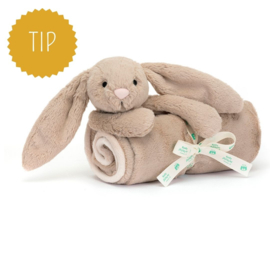 Jellycat | Knuffeldoek konijn beige