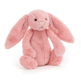 JELLYCAT | Knuffel Bashful Konijn Roze - Bunny Petal - 18 x 9 cm