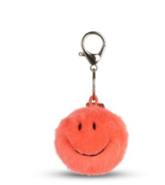 BON TON TOYS x Smiley | Sleutelhanger Smiley koraalrood