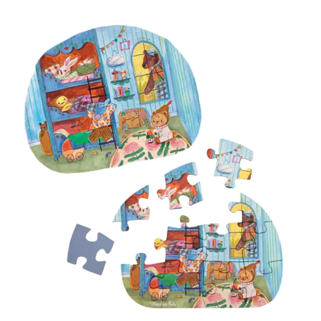 MOULIN ROTY | Puzzel une belle journée - Les Minouchkas - 4 x 12st