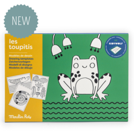 MOULIN ROTY x KIDYWOLF | 24 tekensjablonen voor Kidywolf tekentablet - Les Toupitis