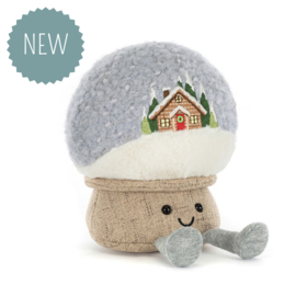 JELLYCAT | Amuseables knuffel sneeuwbol - 20  x 13 x 10 cm