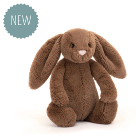 JELLYCAT | Knuffel Bashful Konijn Bruin - Nutmeg Bunny - 18 x 9 cm