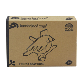 TENDER LEAF TOYS | Forest haakje vogel - Forest coat hook