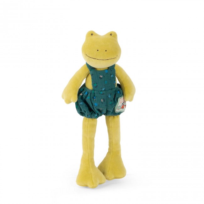 MOULIN ROTY | Knuffel kikker Perlette - La grande famille - 23 cm