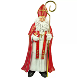 HARLEKIJN | Beeld Sinterklaas met boek - 40 cm hoog