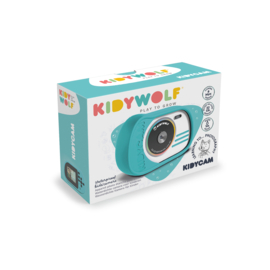 KIDYWOLF | Digitale kindercamera kidycam - cyaan