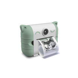 KIDYWOLF | Kindercamera met thermische printer - groen