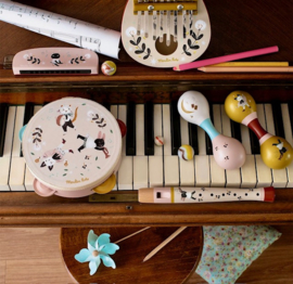 MOULIN ROTY | Maracas met dubbele uiteinde - Après la pluie - assorti
