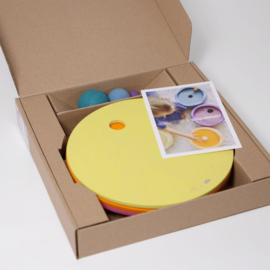 GRIMM'S x STAPELSTEIN | Rolling discs set - warm pastel