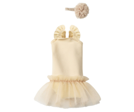 MAILEG | Konijn kleding - ballet pakje crème size 1