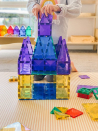 CONNETIX TILES | Magnetische bodemplaat groen & blauw - 2 stuks