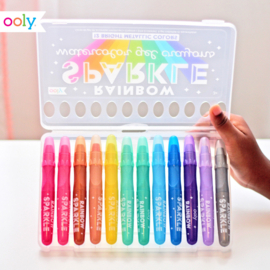 OOLY | Verfkrijtjes - Sparkle Watercolor Gel Crayons