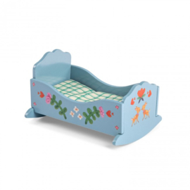 MOULIN ROTY | Houten poppen wiegje - Les Minouchkas