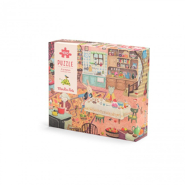 MOULIN ROTY | Puzzel in het huis - la grande famille - 100st