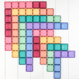 CONNETIX TILES | Magnetische tegels pastel - square pack - 24 stuks