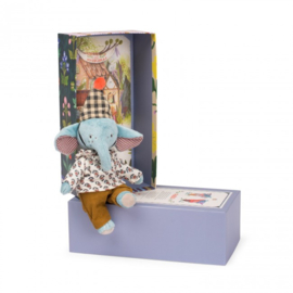 MOULIN ROTY | Knuffel olifant Pablo in doosje - Les Minouchkas