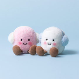 JELLYCAT | Amuseables knuffel marshmallow toastie - 9  x 16 x 6 cm