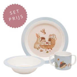 PETIT MONKEY | Kinderservies set melamine Animal Craddle