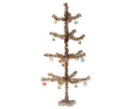 MAILEG | Poppenhuis Kerstboom goud (25 cm)
