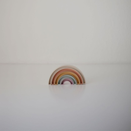 MUSHIE | Stapeltoren regenboog - Rainbow Stacker Toy