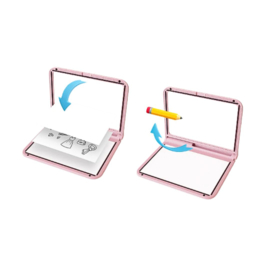 KIDYWOLF | Tweezijdige tekentablet kidydraw pro - roze