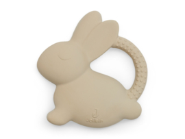 JOLLEIN | Bijtring Rubber Teddy Bunny Nougat