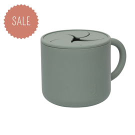 JOLLEIN | Siliconen snackbeker - Ash Green