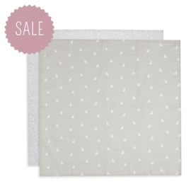 JOLLEIN | Hydrofiele multidoek 70x70 cm - Dotted  & Rabbit GOTS (2pack)