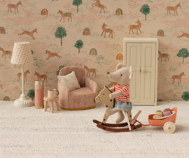 MAILEG | Poppenhuis hobbelpaard stip - muis