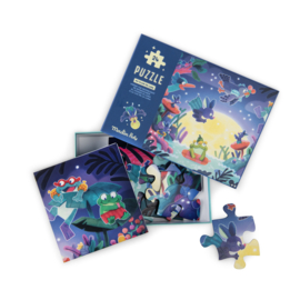 MOULIN ROTY |  Puzzel glow in the dark - La mara aux grenouilles