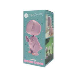 MARY'S | Wekker robot dino - roze