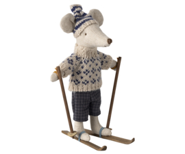 MAILEG | Muis vader met ski set & muts