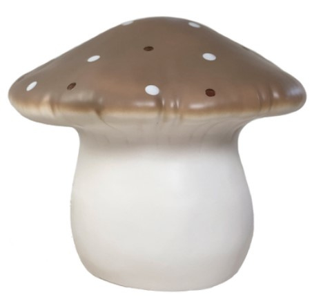 HEICO | Lamp paddenstoel vliegenzwam - chocolade met witte stippen