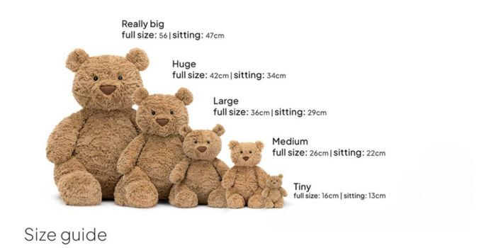Jellycat meetgids vind je bij Zusjez.nl