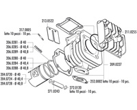 Polini kit cylindre 49cc AC minarelli vertical fonte