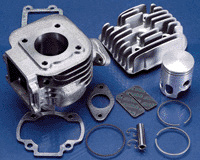 Polini cylinder kit 49cc AC minarelli vert. cast iron