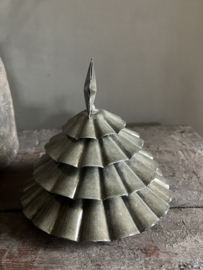 Metalen kerstboompje 12cm