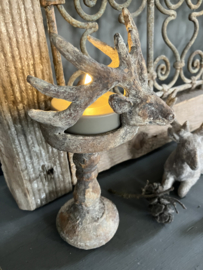 Kandelaar hert, keramiek