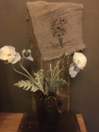 Klaproos, shabby linnen