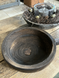 Houten amuse schaal.