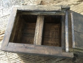 Houten opbergbox