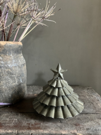 Metalen kerstboompje 12cm