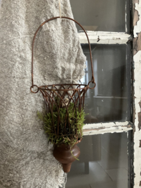 Metalen windlicht, hanger